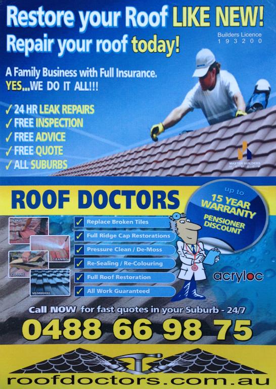 Expert Advice Roof Doctors Australia