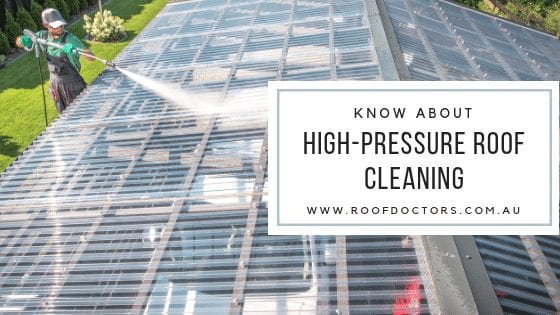 Important Things You Should Know About The High-Pressure Roof Cleaning